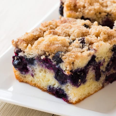 Blueberry Buckle Coffee Cake