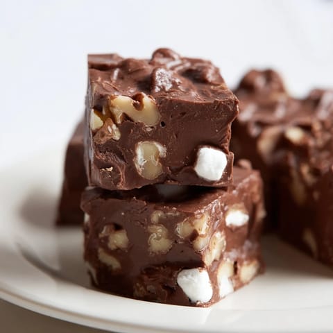 Rocky Road Chocolate Fudge