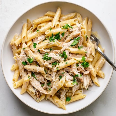 Roasted Garlic Chicken Penne