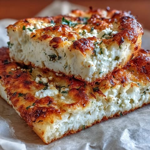 Four rounds of golden Fluffy Cottage Cheese Flatbread sit stacked on a wooden board, ready to be used as wraps.