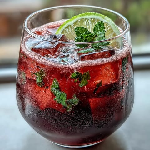 Watermelon Mint Vodka Spritz