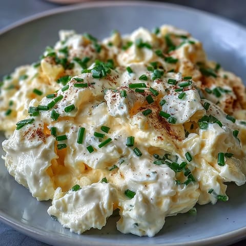 Creamy cottage cheese scrambled eggs, a protein boost for your breakfast.