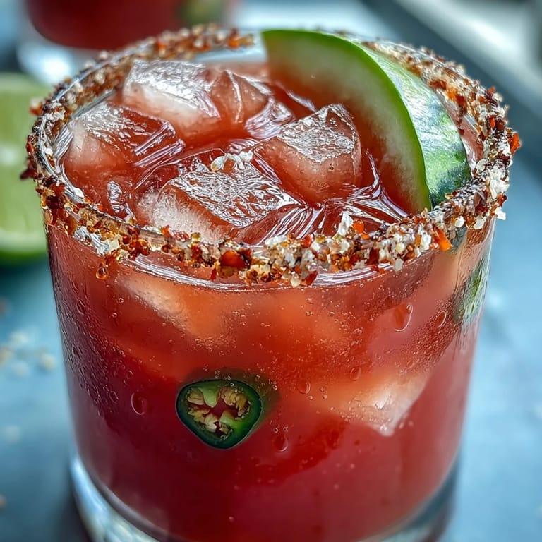 Vibrant, spicy-sweet Cinco de Mayo mocktail, perfect for a festive toast.